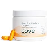 Cove Migraine Super B + Riboflavin Complex, Support for Migraine Sufferers, 400mg Riboflavin + Ac...