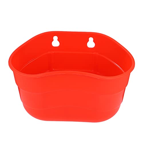 GRIRIW 1Pc Plastic Hanging Bike Basket for Durable Scooter Basket Red Present for Boys Convenient Storage for Scooters and Bicycles
