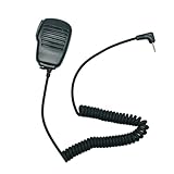 Klykon Speaker Mic Shoulder Handheld Microphone 1 PIN 2.5MM for Motorola Talkabout Walkie Talkie 2 Way Radio MD200TPR MH230R T600 T200