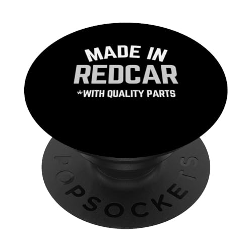 Made In Redcar Slogan amusant Born In Redcar PopSockets PopGrip Adhésif