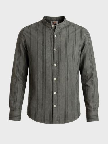Indian Garage Men's Green Striped Shirt - Image 6