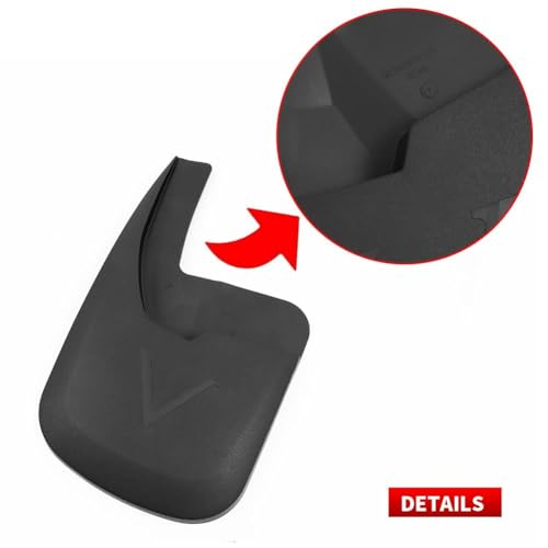 Image of RMOURTEKK Mud Flaps Compatible with Ford 2020-2015 F150 Without OEM Fender Flares Custom Front and Rear Mud Guard Set (4pcs Set)