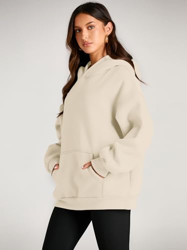 Image of EFAN Women's Hoodies Oversized Sweatshirt Comfort Fleece Sweaters | Cozy Trendy Pullover Hoodies, Sweatshirts with Pockets For Fall & Winter