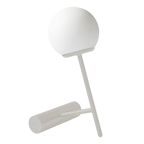 Preisvergleich Produktbild Menu Phare LED Tischleuchte mit Akku, hellgrau BxHxT 13x23x13,5cm