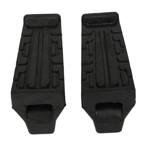 Repose-pieds pour moto YBR 125 en caoutchouc avec pinces de guidon antidérapants
