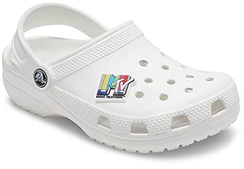 Image of Crocs Jibbitz Throwback SHOE ACCESSORY| Jibbitz for Crocs, MTV Logo, Small