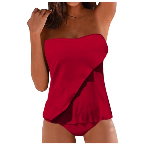 Generico Costume Mare Donna Tankini Due Pezzi Vita...