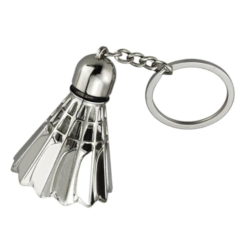Porte-clés de voiture pendentif badminton suspendu taille et sac dos