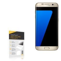 BoxWave Screen Protector Compatible with Samsung Galaxy S7 Edge - ClearTouch Anti-Glare Privacy (2-Pack), Privacy Screen Protector Flexible Film Anti-Glare