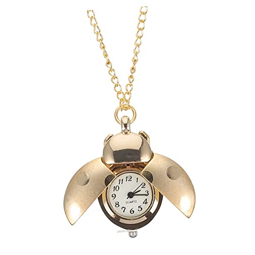 TOPPERFUN Reloj De Bolsillo Retro Colgante Forma De Escarabajo Vintage Reloj Mecánico Decorativo para Hombre con Cadena Resistente De Aleación De Zinc TOPPERFUN Reloj De Bolsillo Retro Colgante Forma De Escarabajo Vintage Reloj Mecánico Decorativo para Hombre con Cadena Resistente De Aleación De Zinc