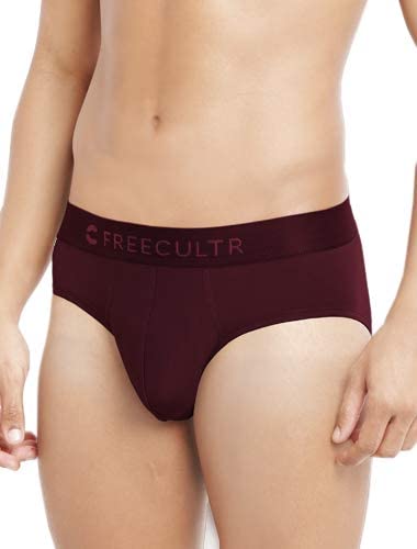 FREECULTR Men's Underwear Anti Bacterial Micromodal Airsoft Brief - Non Itch No Chaffing Sweat Proof (Mist Grey, Port Wine, Avocado Green) - Pack... - Image 5