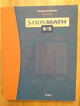 Paperback Intervention Masters (Saxon Math 6/5) Book