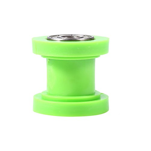 Bnineteenteam Rouleau de Chaîne D'entraînement, 10 Mm Rouleau de Chaîne Curseur Tendeur Guide de Roue Pit Dirt Mini Bike Moto ATV (Vert) Cover