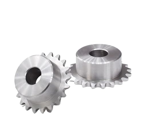 Bevel Gear Pinion Hardware Mechanical 1pcs 10-25 Tooth 04C Chain Gear 304 Stainless Steel Bore 6mm 8mm 25H Industrial Sprocket Wheel Motor Chain Drive Sprocket(11 Teeth (Bore 6mm))