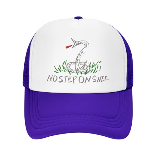 No Step On Snek Trucker Hat Snapback Mesh Baseball Cap Unisex2
