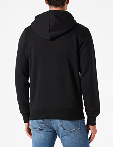 Jack & Jones Mens Hooded Sweatshirt Hoodie JJESOFT Basic Zip Sweater Pullover Jumper with Zipper, Couleurs:Noir, Taille Chandail:M - Image 5