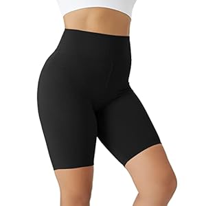 VALANDY Gym Shorts for Women High Waisted Yoga Shorts Biker Workout Running Cycling Athletic Shorts Buttery Soft Stretchy