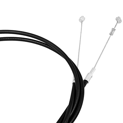 HDBUBALUS Motorrad-Gaszug, verlängert, Stahldraht, passend für Harley Sportster Iron XL883 XL1200 Dyna Softail Fat Boy Heritage Road King 2007–2020, 100 cm