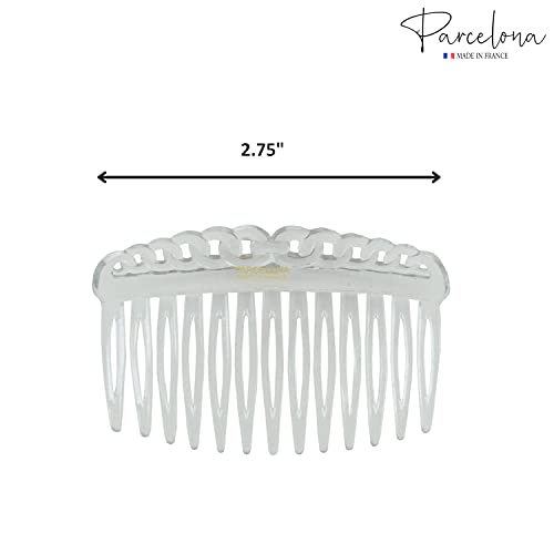 Set de 2 Peines Pequeños Transparentes de 6.99 cm miniatura 4