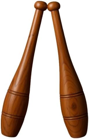 Rosewood Indian Clubs (Mugdar) Exercise Equipment for Shoulder Mobility Strength Training Made in India - |Unit - 2| | Power Clubs | (1 lbs pair)