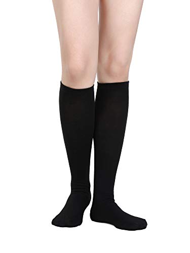 Image of SATINIOR 2 Pairs Women Knee High Socks Thigh High Stockings Long Tall Thin Socks for Women Christmas Cosplay Party Stockings