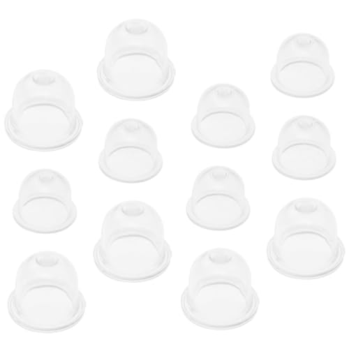 IMIKEYA 12個 草刈り機化油器油杯 大小透明オイルカップ交換用 多用途エンジンポンプ対応 草刈機部品簡単取付け工具不要