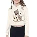 Flashideas Kawaii Cat Hoodies for Girls Made Polyester fibre Short Version Cute Outfits for Girls 10-12 Years Old Versatile Exquisite Birthday Gifts for Sisters Daughters
