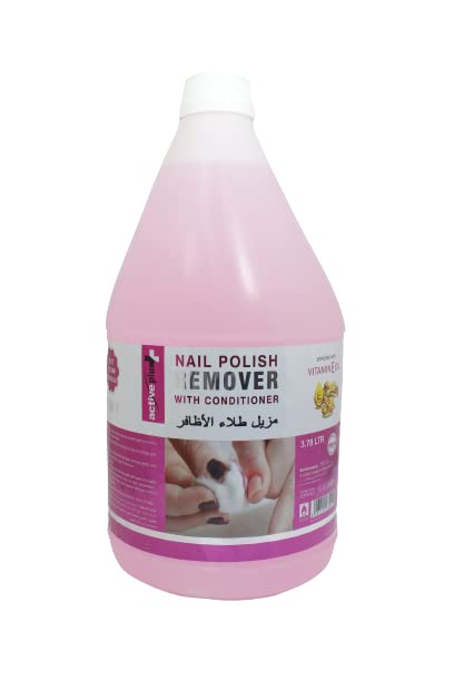 ACTIVE PLUS NAIL POLISH REMOVER (PINK) 3.78LTR FAST ACTION FORMULA