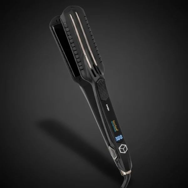 Plancha para pelo CROC BUMBEE Dual Pico 1.6 pulg miniatura 1