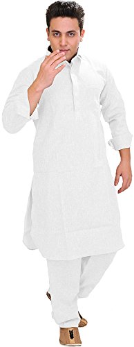 Image of Exotic India Men's Cotton Kurta Pyjama