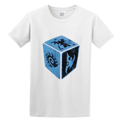 Fashion T-Shirts Starcraft II Jeux Gamers Taille White M
