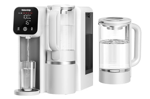 Image of Waterdrop M6SL Mineral Reverse Osmosis System Countertop Water Filter with Additional Glass Water Pitcher