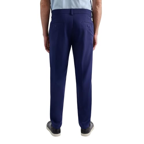 Haggar Men's Sport Travel Performance Straight Fit Flat Front Stretch Casual Pant3