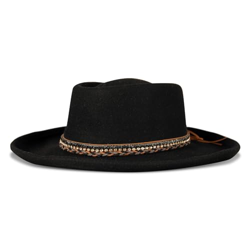 Image of Lucky Brand Womens Ranger Hat | Wide Brim | Felt | Rancher | Americana | Western Inspired | Classic | Fashion | Cowboy