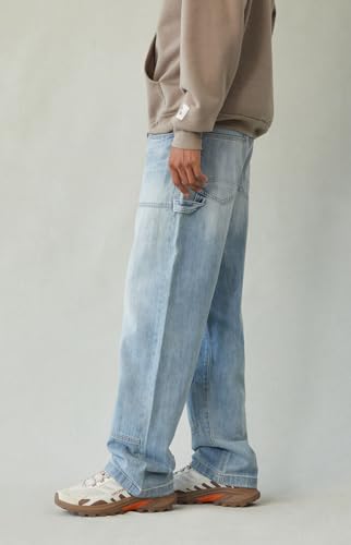 PacSun Men's Dylan Baggy Jeans Carpenter Light Blue2