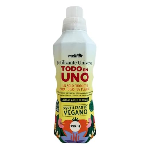 Meliflor Fertilizante Todo en Uno 750ml (Hortalizas, árboles frutales, plantas ornamentales de interior o exterior) Fertiliza y Protege frente al estrés, temperatura, sequía, plagas y enfermedades