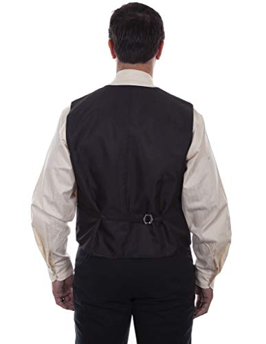 Image of Scully Western Vest Mens Rangewear Paisley Button 4X Red F0 RW093