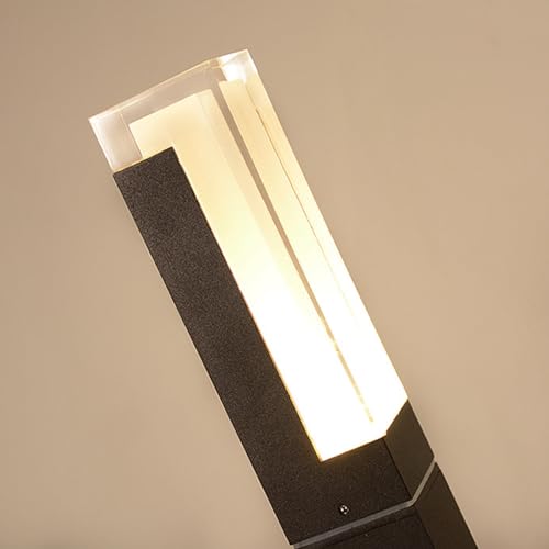 Applique murale extérieur LED en aluminium noir durable de haute qualité - 6