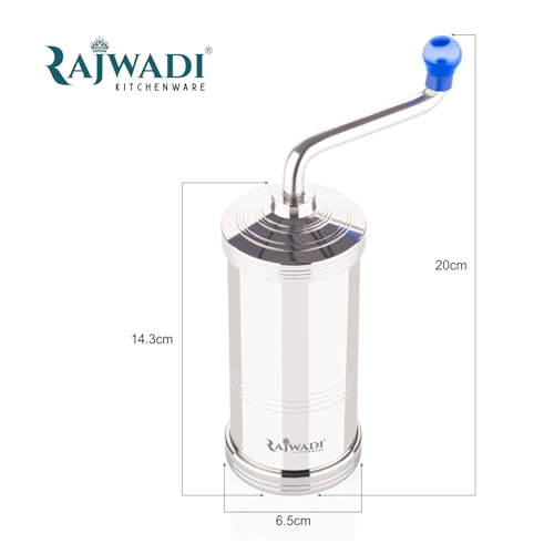 Image of Rajwadi Stainless Steel Sev Sancha Machine /sevga /Muruku Maker with 6 Jali, Kitchen Tools of Namkeen and Snacks Maker (Deluxe)