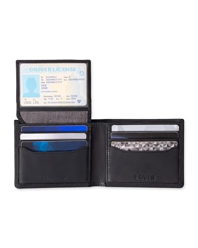 Levi's Men's Classic Bifold Passcase Wallet with Multiple Card Slots and Id Window4
