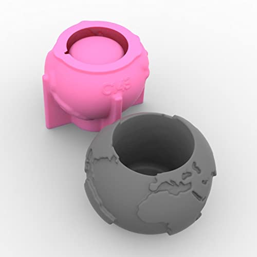 Globe Shape Concrete Flower Pot Mold Succulent Planter Vase Silicone Mold Candle Pen Holder Mold Epoxy Resin Plaster Cement Clay Mould #TOP3