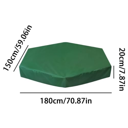 Cubierta para pozo de agua con protección solar octágono impermeable y duradera 2