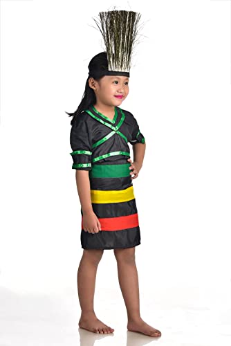 Image of BookMyCostume Indian Eastern State Folk Costume - Female 2-3 years