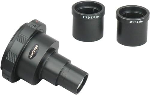 AmScope CA-CAN-SLR Canon SLR/D-SLR Camera Adapter for Microscopes – Microscope Adapter