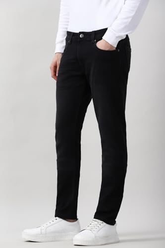 Image of Peter England Men's Skinny Fit Jeans | Premium | Casual Wear | Stylish Bottoms