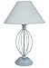 Produktbild DURANCE Lampe a poser fil acier 30x30x44 cm - Gris bleu cérusé