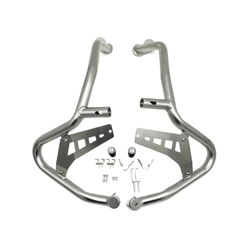 Barre de sécurité R1250GS ADV : protection moteur haut de gamme avec finition acier brossé