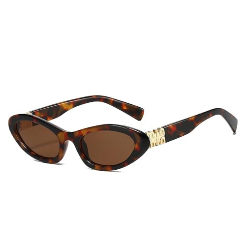 AICase Bruno Merch Mars Peso Gifts Pluma Retro Oval Sunglasses for Women Men Small 90s Sun Glasses Trendy Round Shades Cute Miu Designer Sunnies UV400 Protection