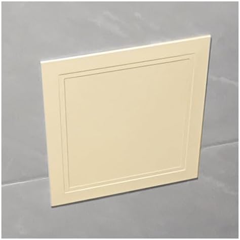 Aluminum Access Panel 12x12 Inch - Easy Access Door with Buckle, Wall Cover Plate for Plumbing & Electrical Cables, Durable Service Shaft Door (White)