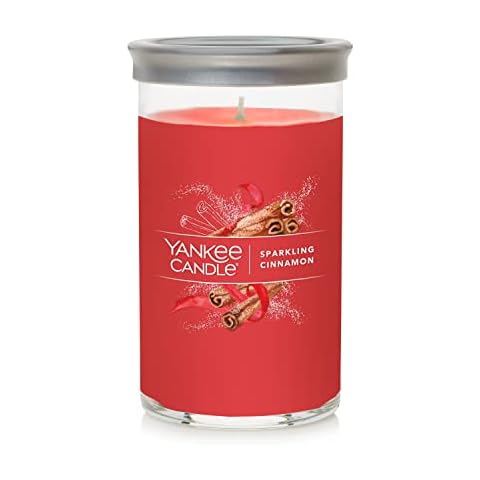 Yankee Candle Sparkling Cinnamon Pillar Candle Cover